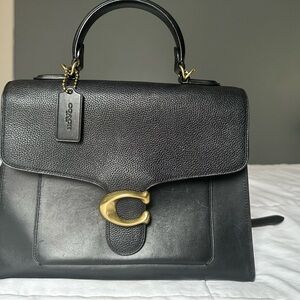 Coach Black Leather Handbag